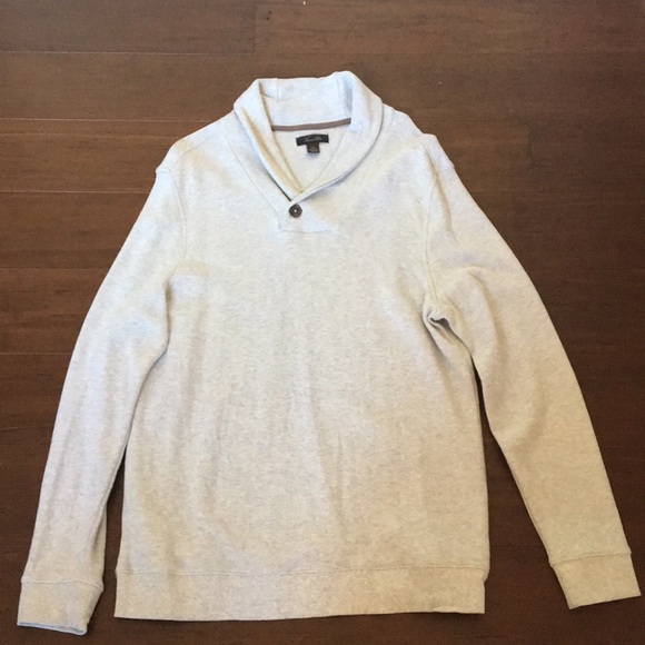 Tasso Elba Other - MENS LARGE WHITE AND GREY SWEATER